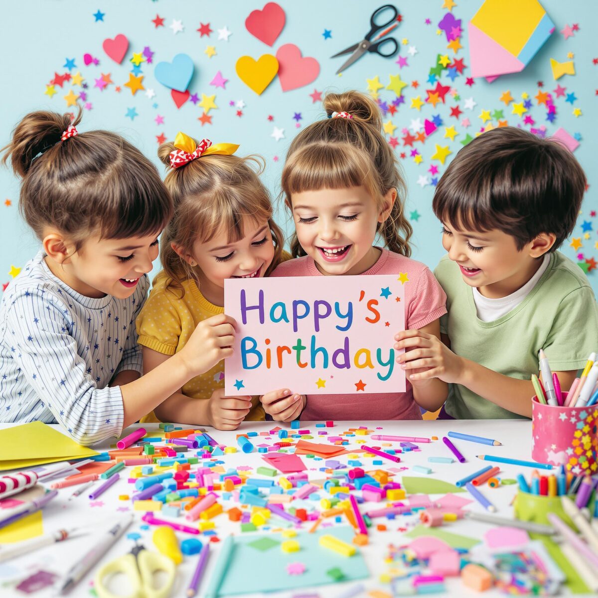 5 cartes d’anniversaire faciles à réaliser avec vos enfants