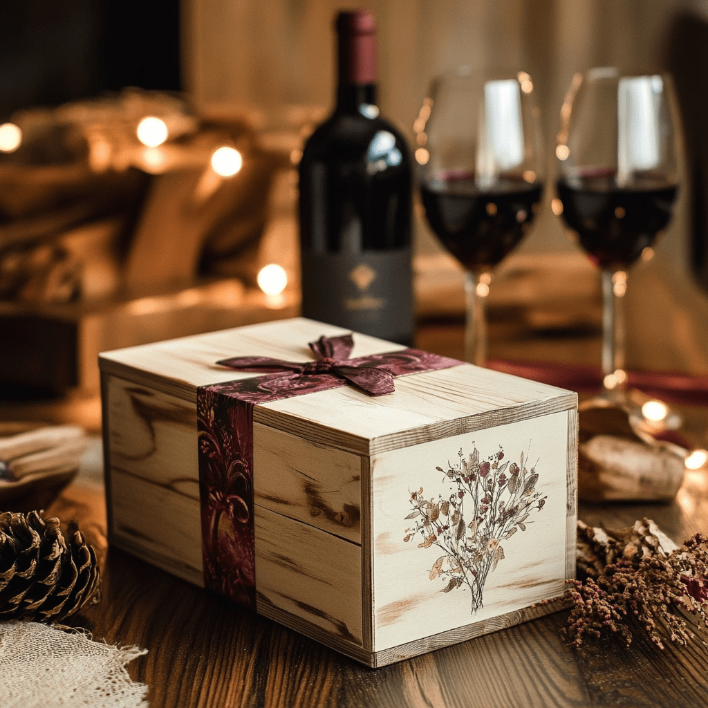 boite à vin personnalisé