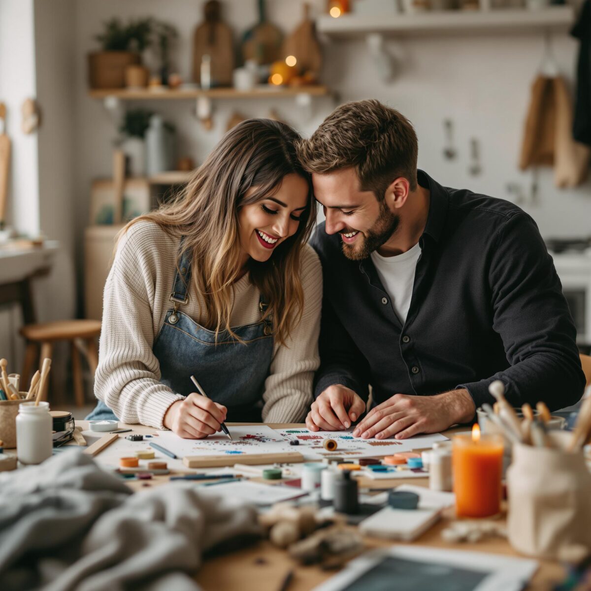 Cadeau DIY couple : 8 kits créatifs pour un moment unique