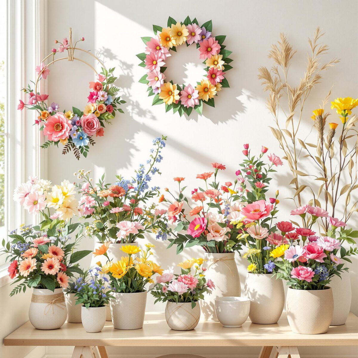 6 idées créatives pour une décoration printanière DIY chez vous !