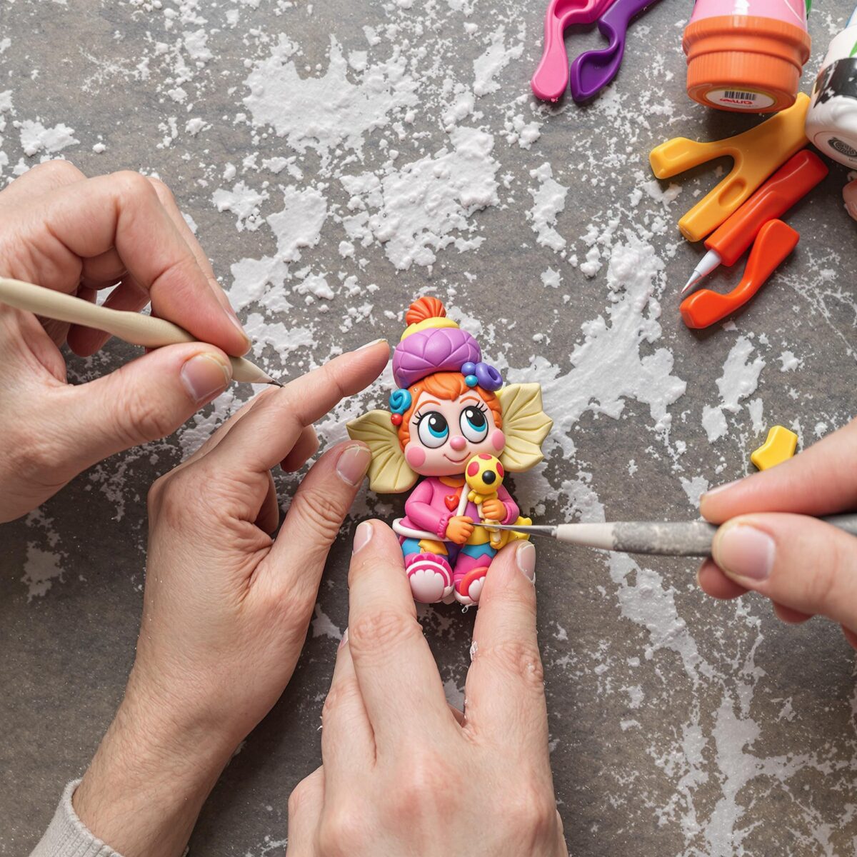 Créez votre figurine en argile autodurcissante facilement !