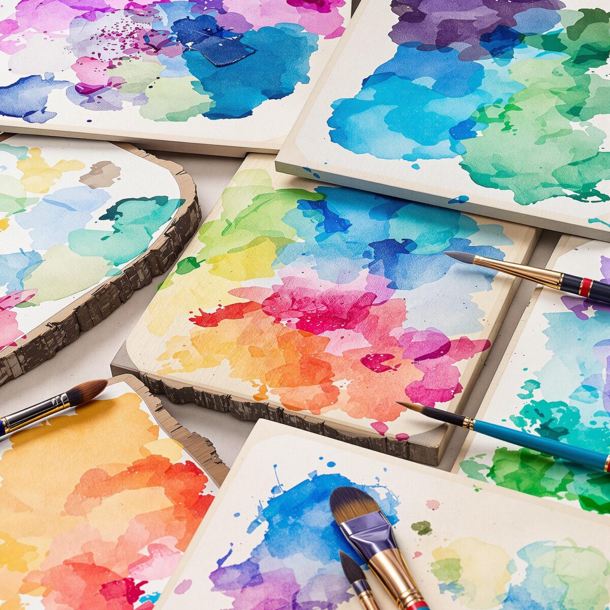 Découvrez la peinture aquarelle sur bois : techniques et astuces