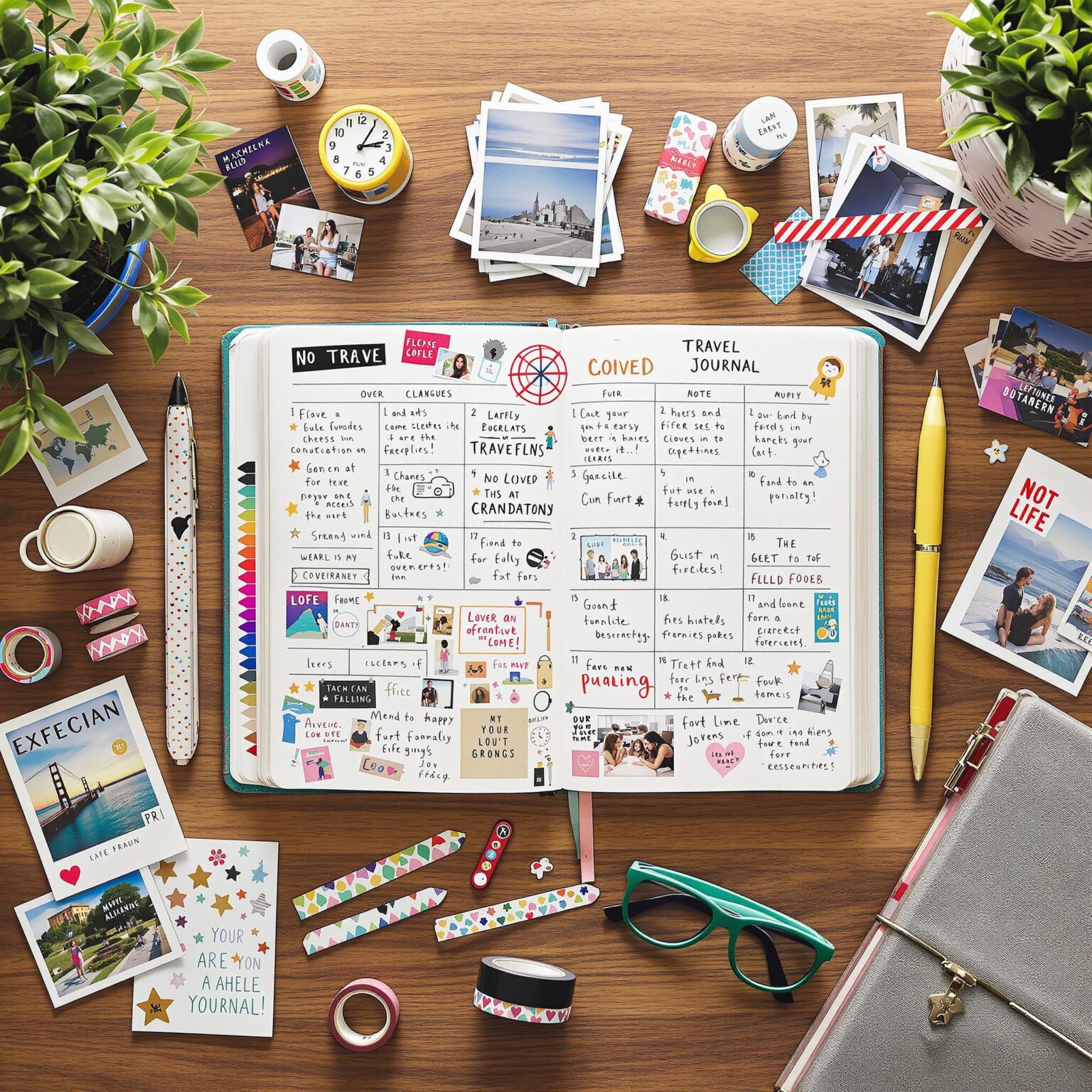 La liste du matériel pour réaliser un Carnet de voyage - Carnet de Dessin