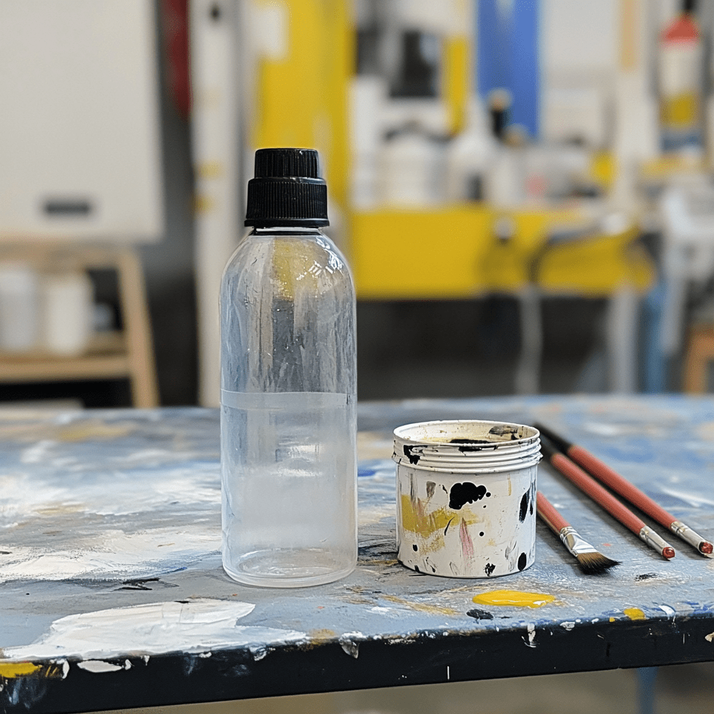 peinture sur plastique