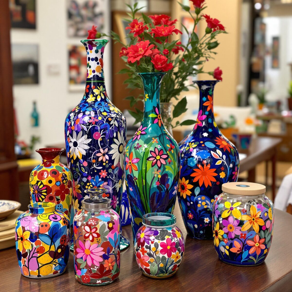 Décorer le verre avec des peintures adaptées : idées et conseils