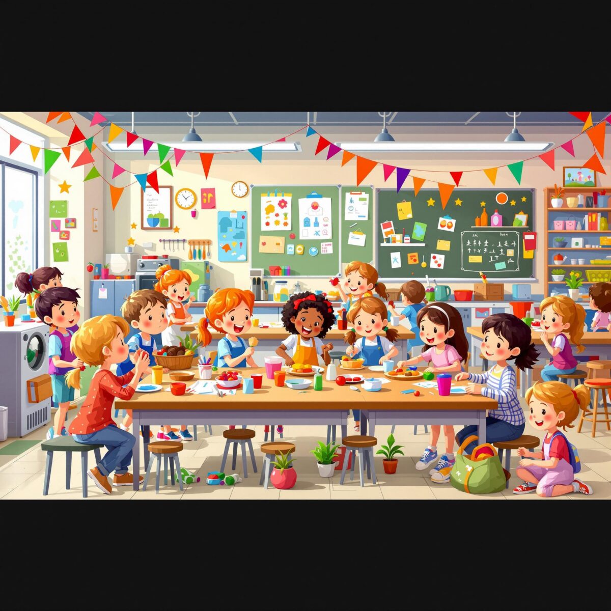 12 idées d'activités à la cantine pour enfants : convivialité et partage
