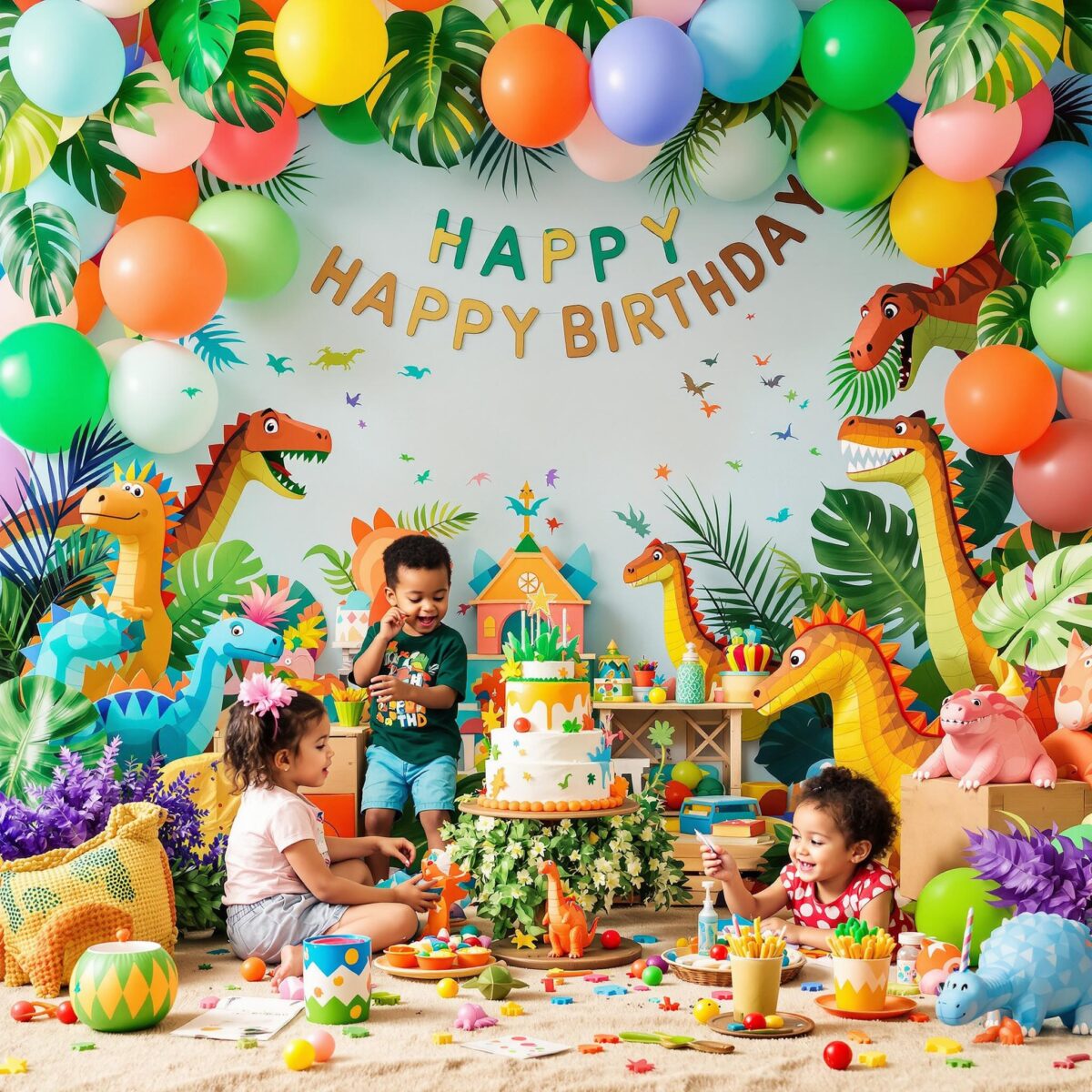 Organiser un anniversaire dinosaures inoubliable : conseils et idées