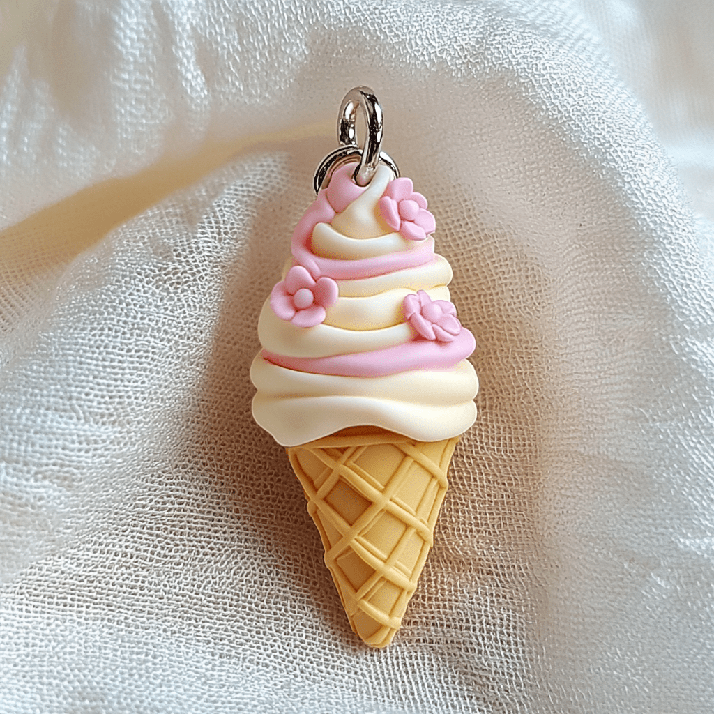 cornet de glace fimo