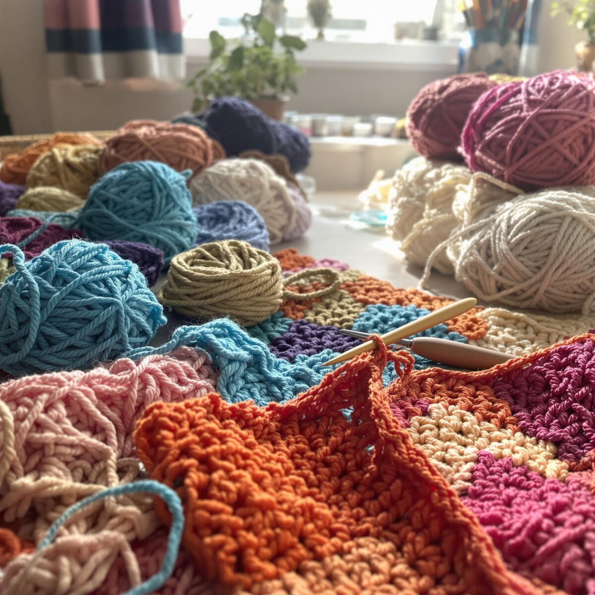 Guide complet pour le crochet débutant : techniques essentielles et tutoriels