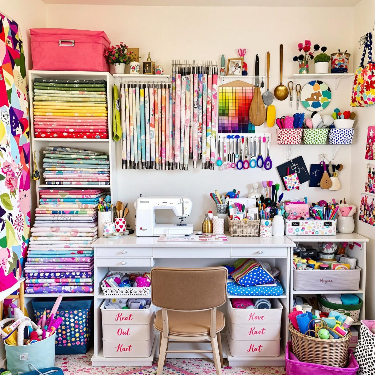 Ranger son matériel de couture : astuces et inspirations
