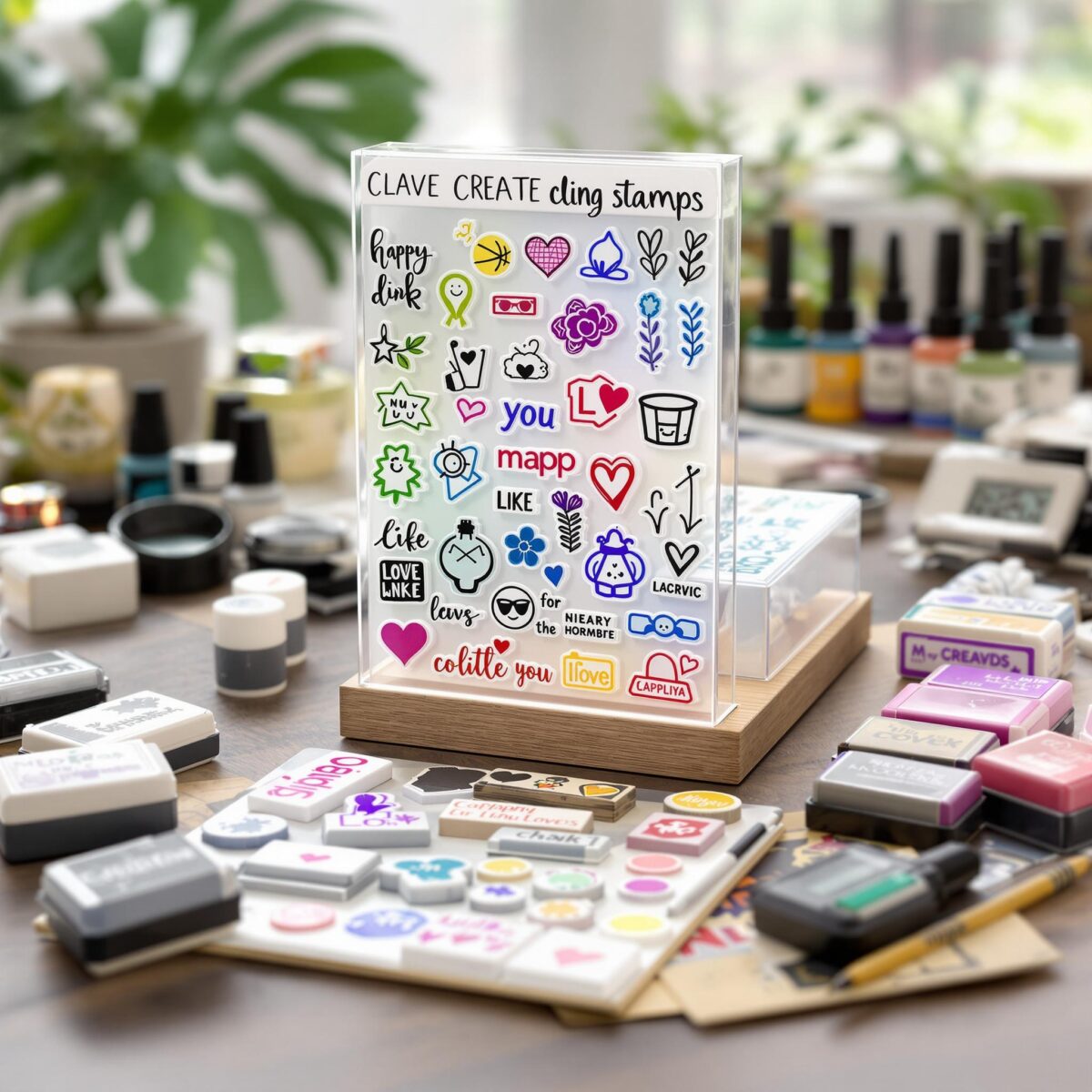 Découvrez comment le tampon cling révolutionne le scrapbooking