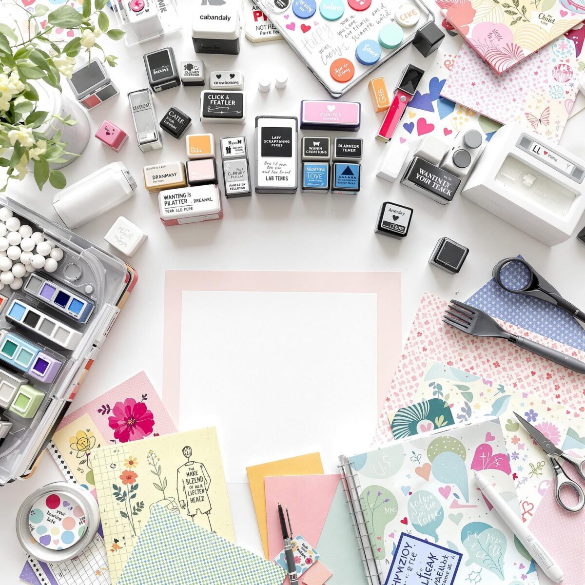 Utiliser un tampon : guide pratique pour le scrapbooking et la personnalisation