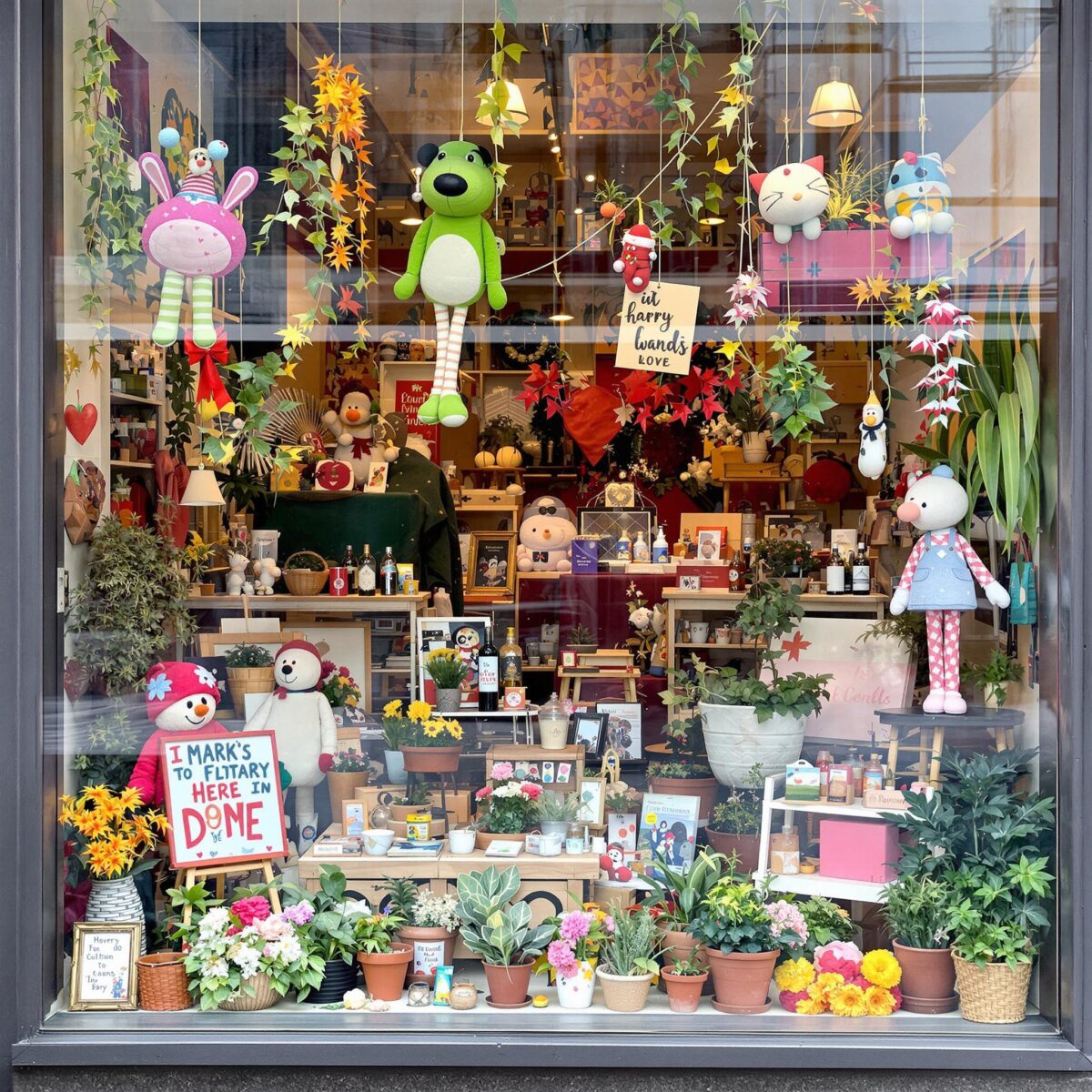 Découvrez nos idées et matériels pour la décoration de vitrine magasin