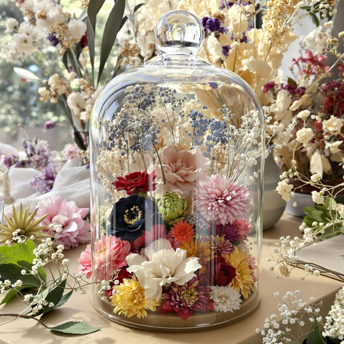 Inspiration avec des fleurs séchées : des idées créatives pour décorer