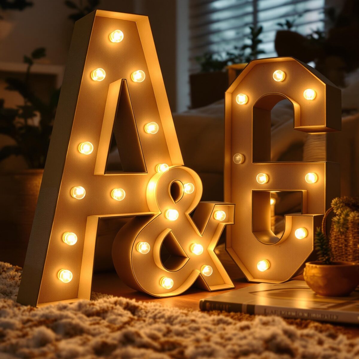 Illuminez votre intérieur avec des lettres lumineuses décoratives