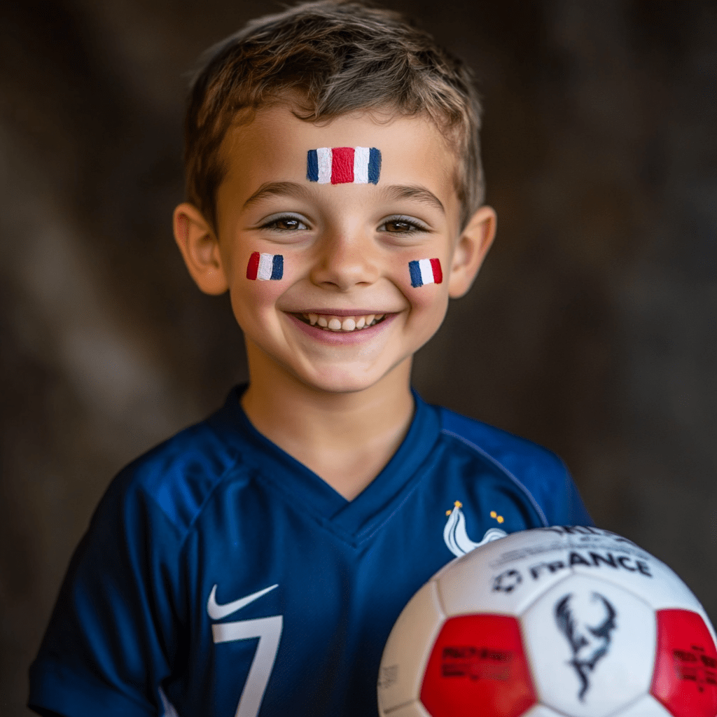maquillage match de foot