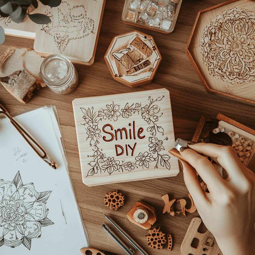 pyrogravure sur bois