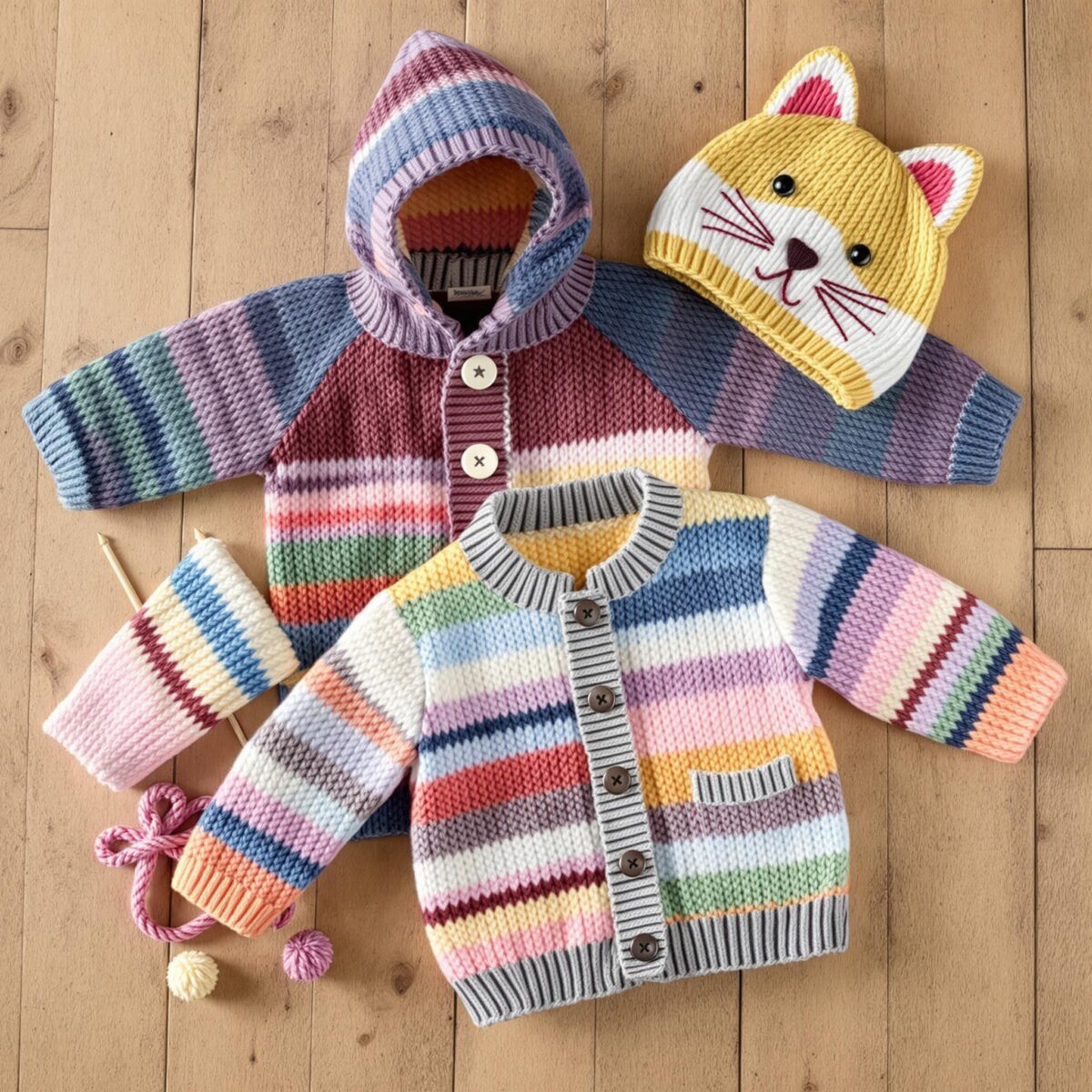 Tricoter une layette : 3 modèles gratuits pour vos créations enfants