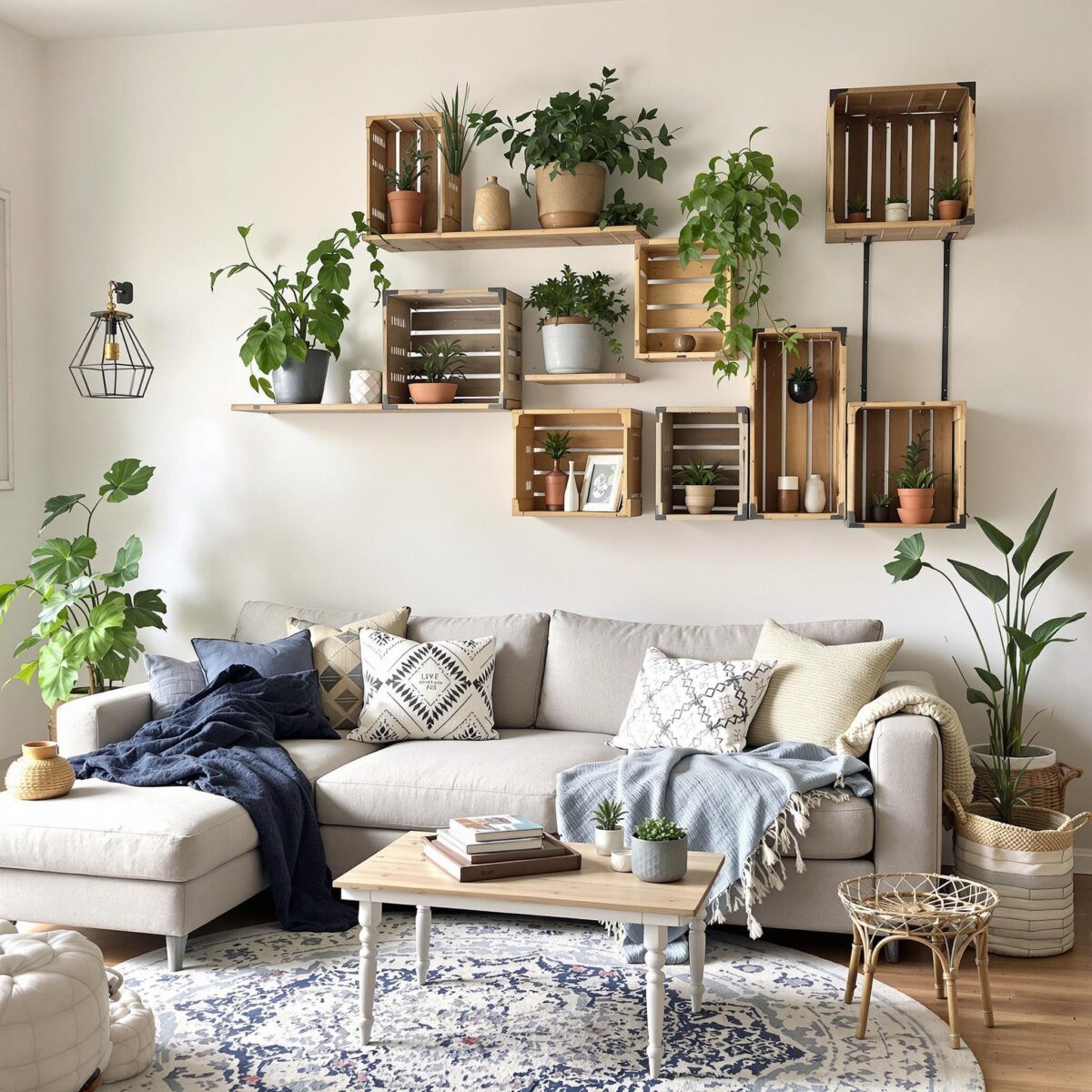 Comment intégrer des caisses en bois recyclées dans votre déco