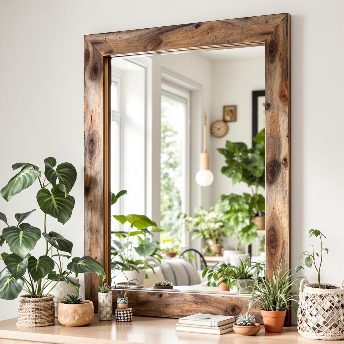 Créez un miroir fenêtre DIY pour agrandir vos espaces avec style
