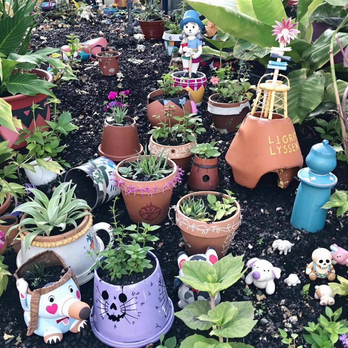 Que faire avec des pots de fleurs cassés : idées créatives à découvrir