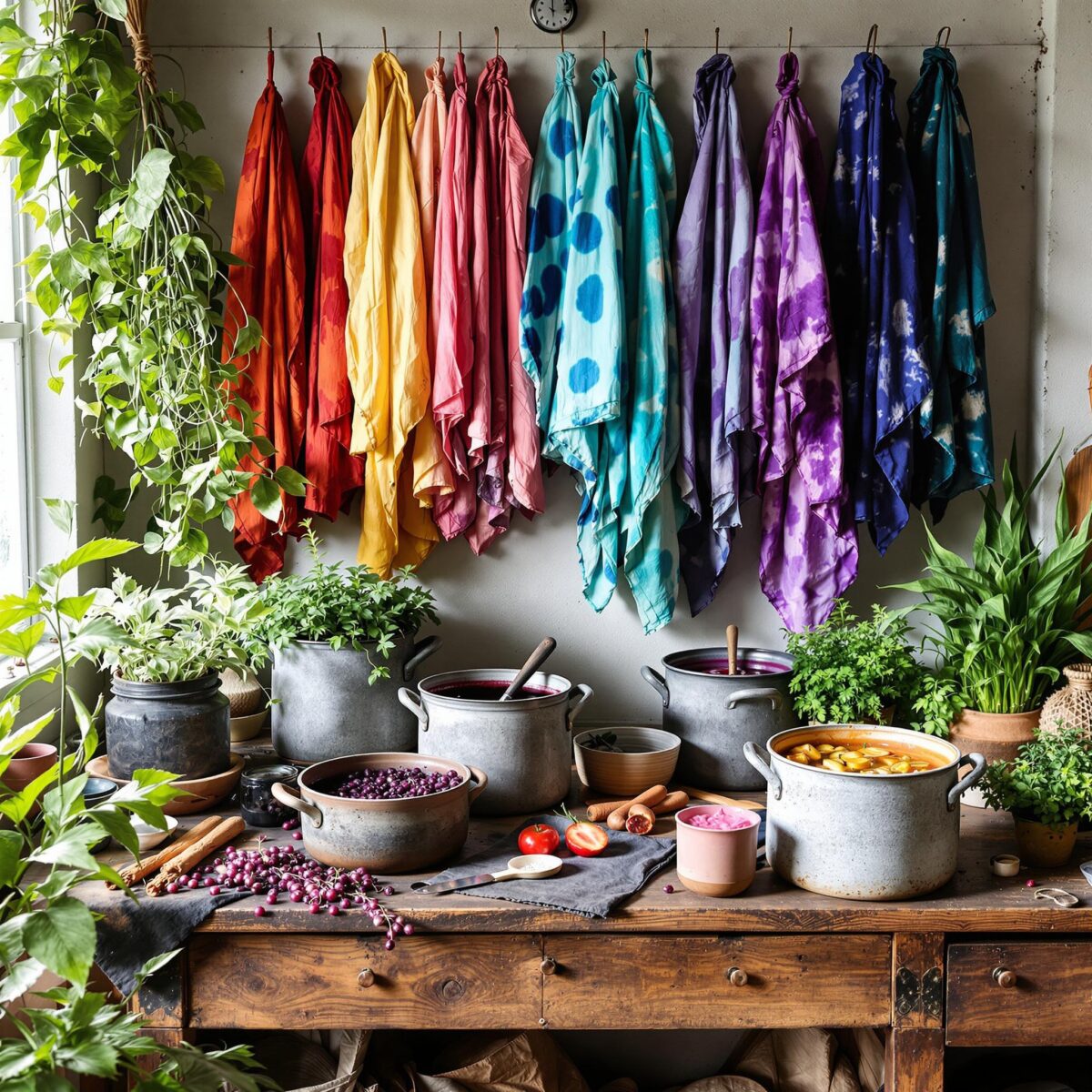 Redécouvrez les teintures naturelles : une approche écologique et créative