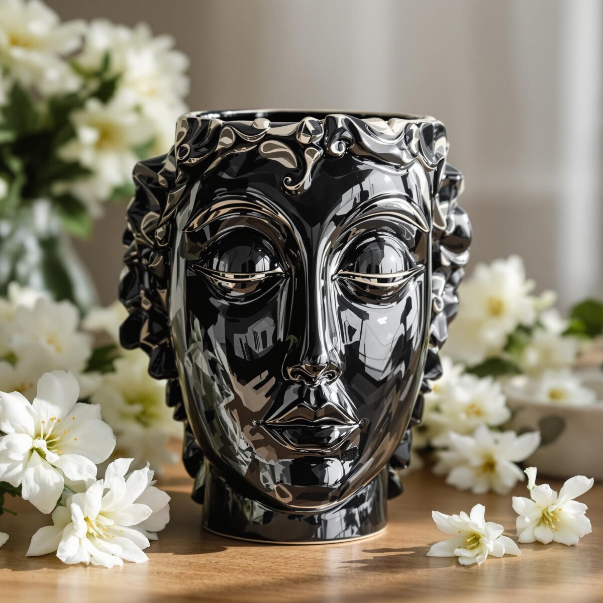 Créez des vases déco visage uniques avec de la pâte fimo