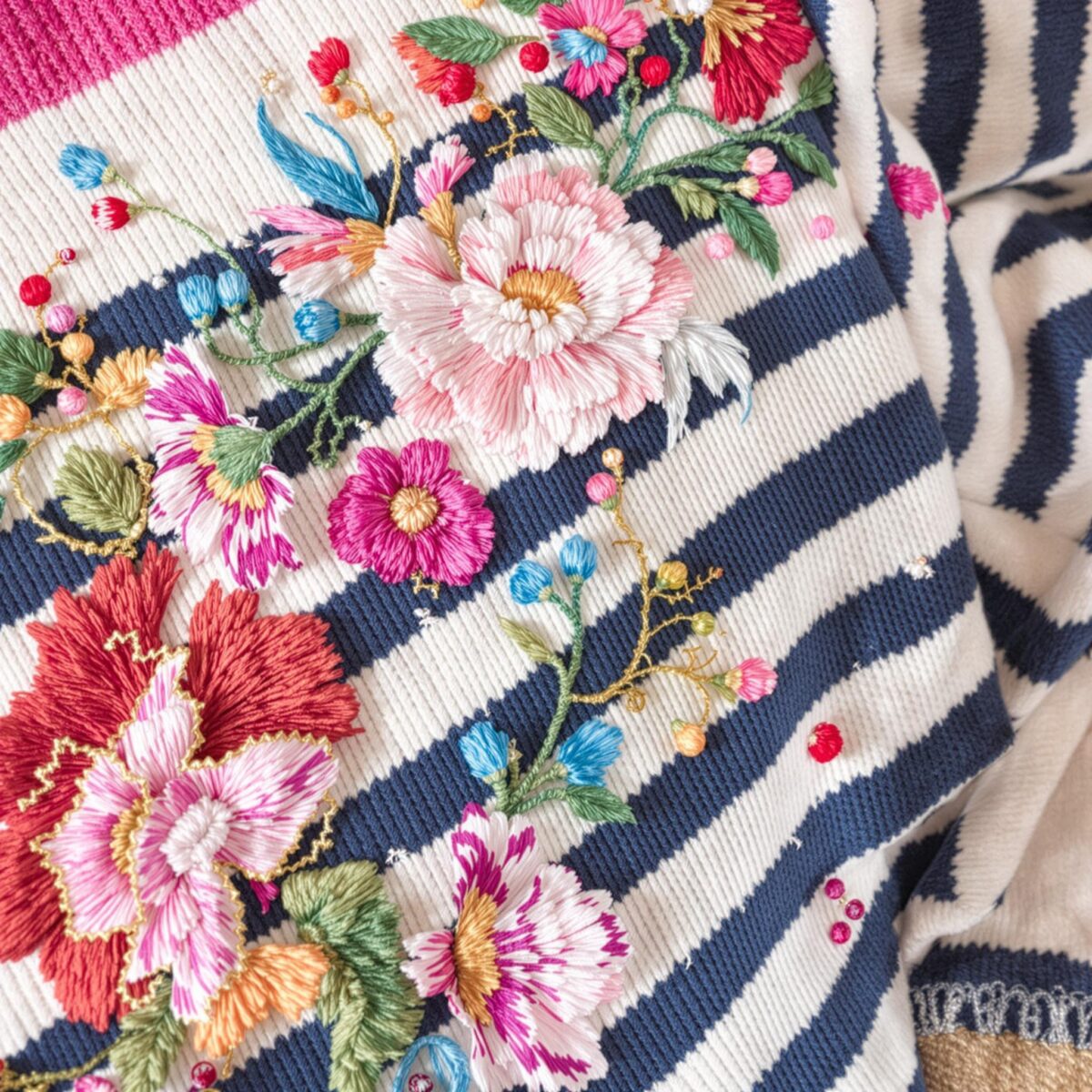 Broderie sur une marinière : personnalisez votre vêtement avec style