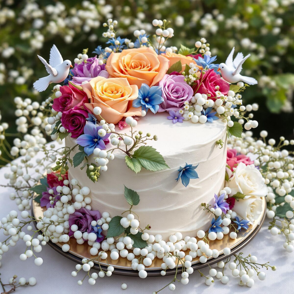 Découvrez le faux gâteau en fleurs : une création artistique gourmande