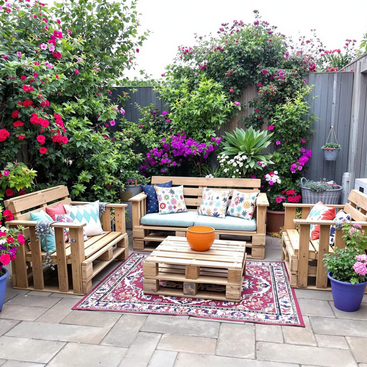 Créez votre meuble de jardin en palettes : 20 idées DIY inspirantes