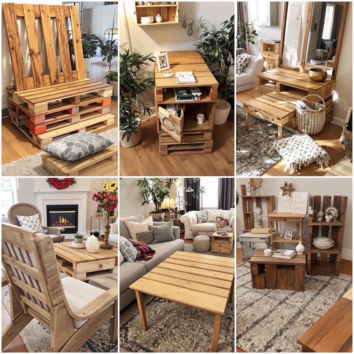 Transformez votre intérieur avec des meubles en palettes : 22 idées créatives