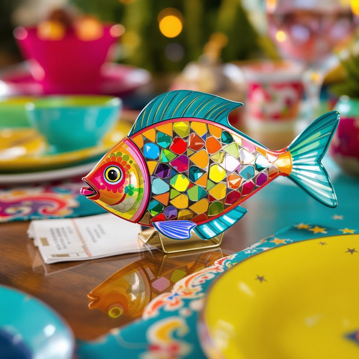 Créez un porte-serviettes poisson original pour embellir votre table