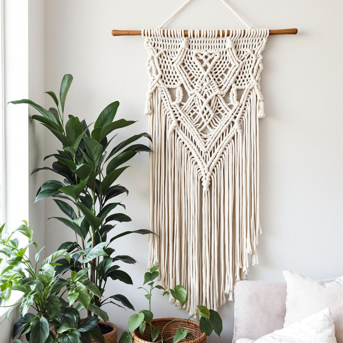 Le retour du macramé : 20 idées DIY pour personnaliser votre intérieur
