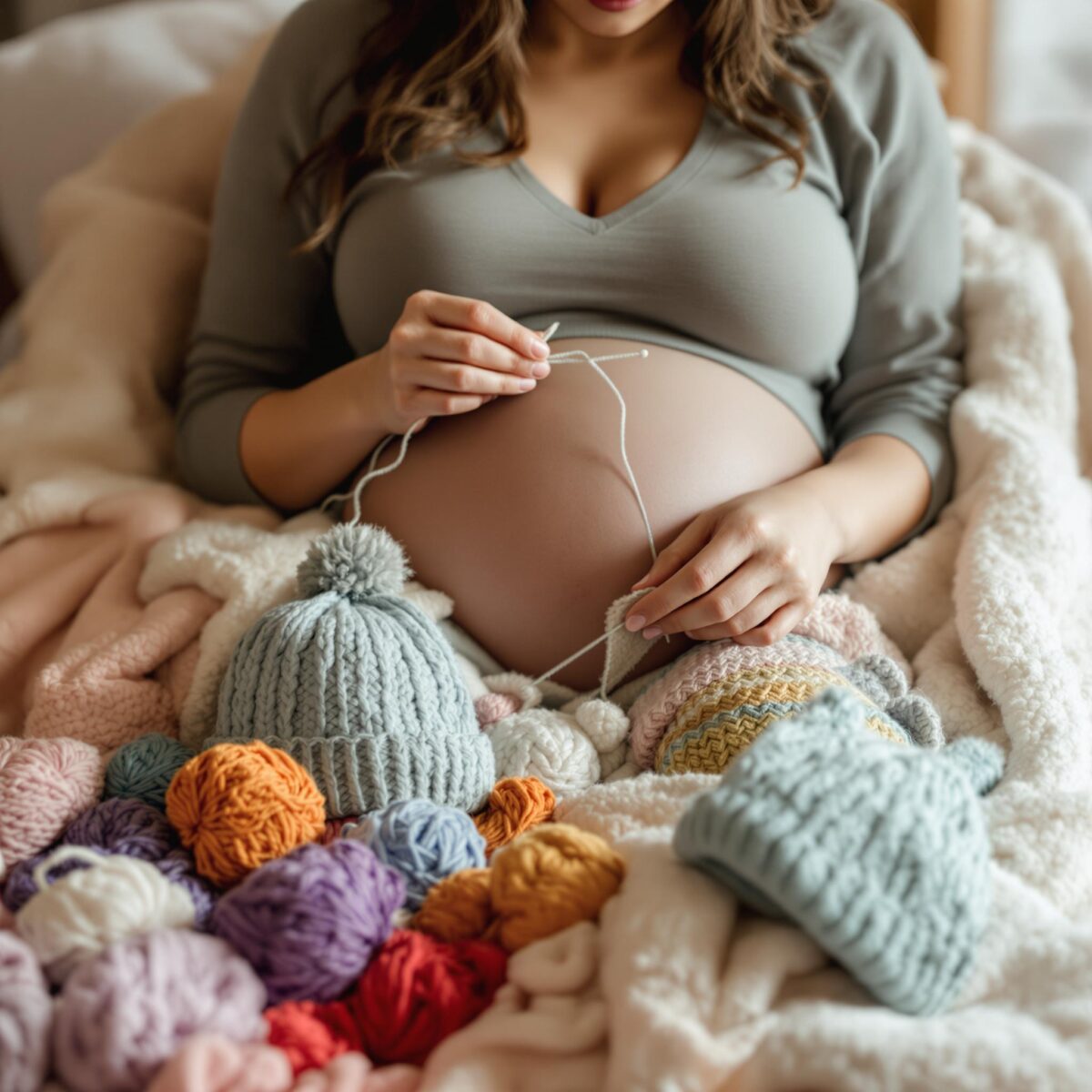 Tricot pendant la grossesse : un passe-temps relaxant et créatif