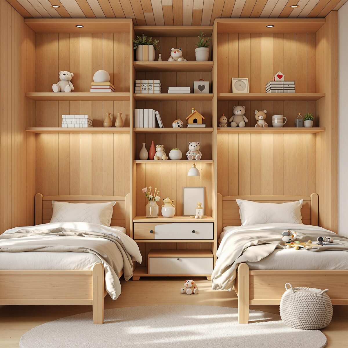 Créer une chambre enfant en bois esthétique et fonctionnelle