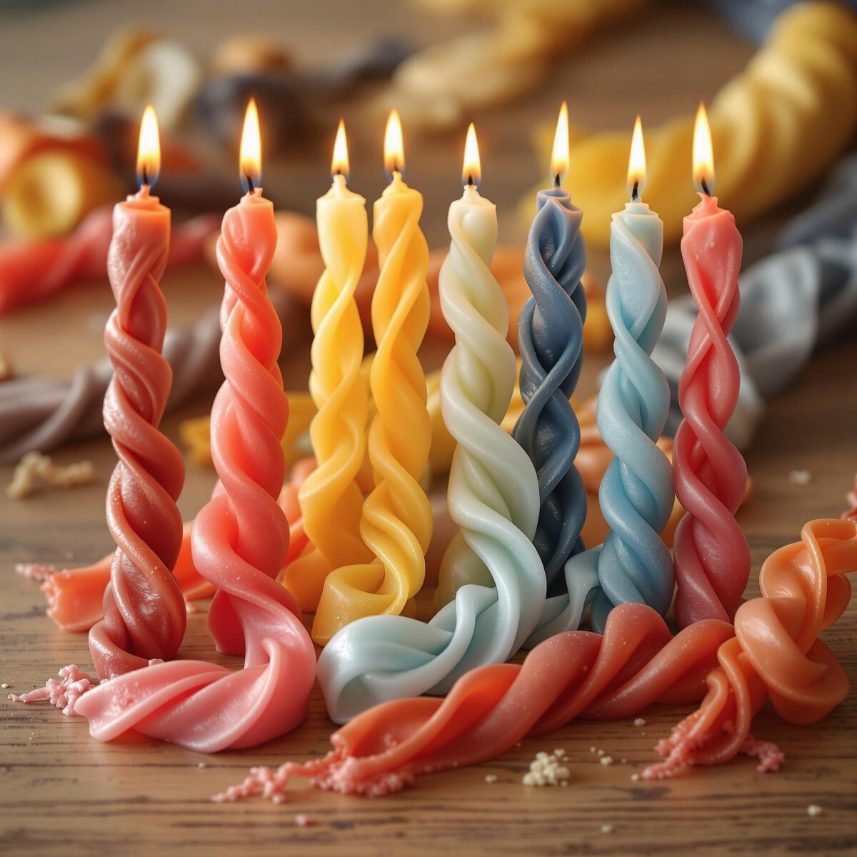 Découvrez les bougies torsadées : tendances DIY et tutoriels faciles