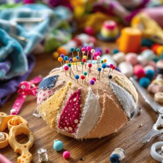 Découvrez des pique-épingles pratiques et esthétiques en liège et tissu